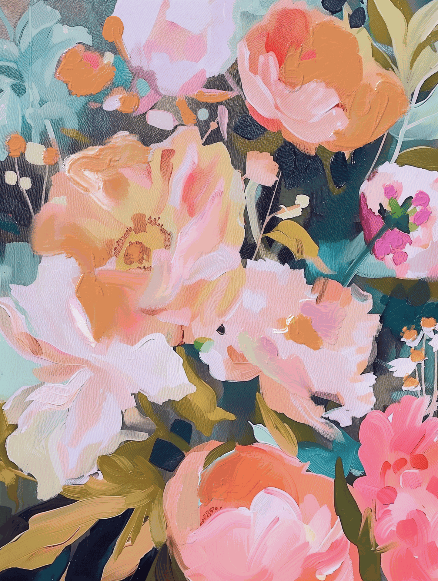 Among the Blossoms Art Print – Delicate & Serene Wall Decor