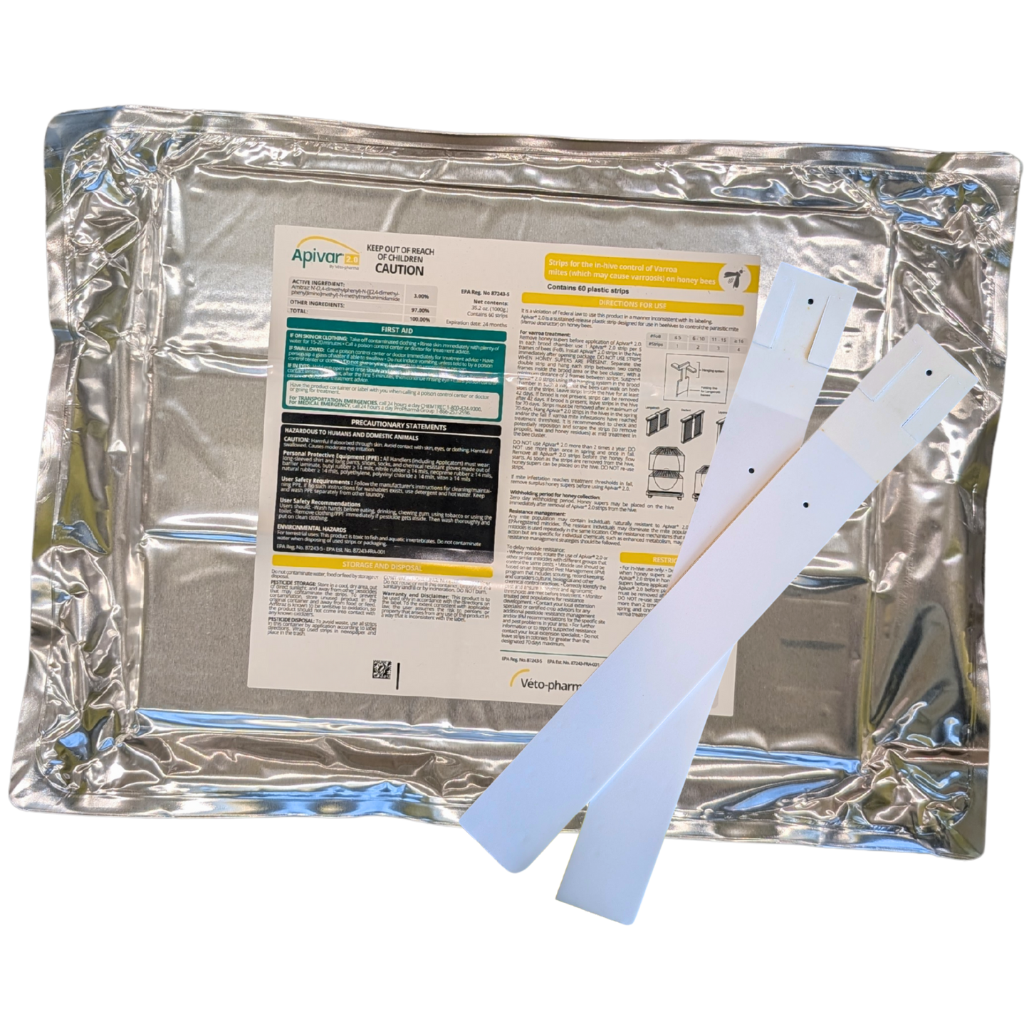 Apivar 2.0 Varroa Mite Strips
