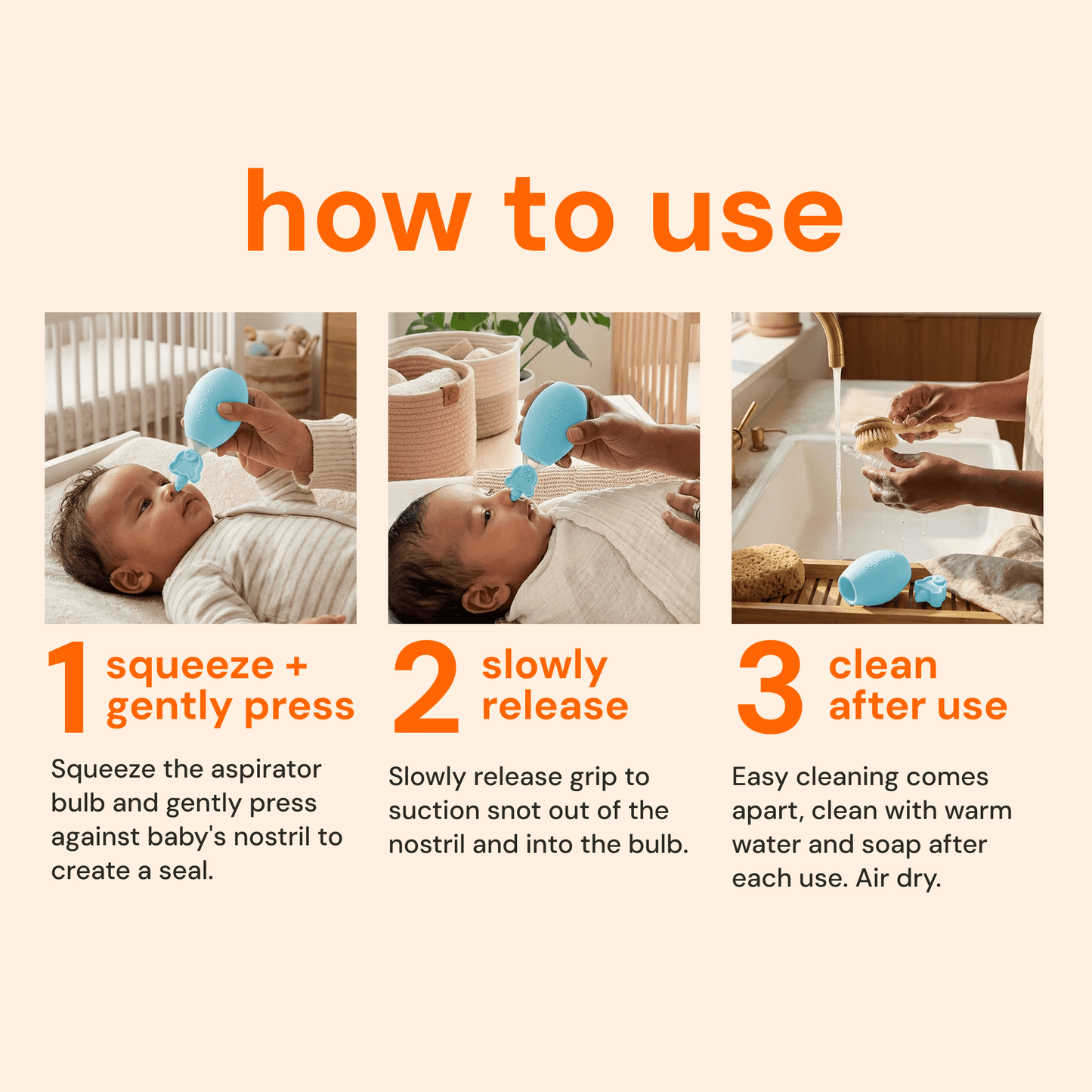 oogiebear bear pair nose & ear kit