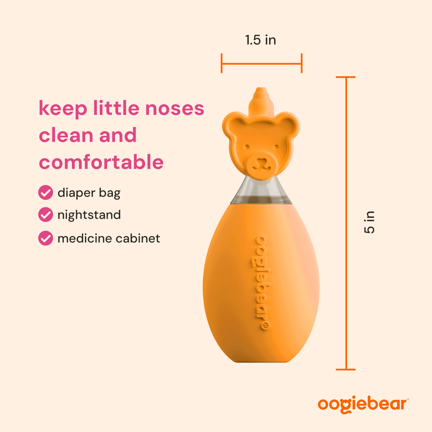 oogiebear baby nasal aspirator
