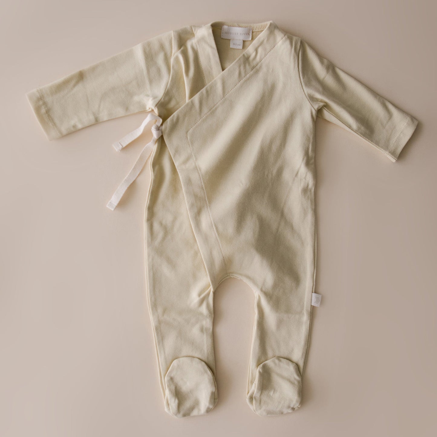 Cotton Footed Kimono | Buttercream