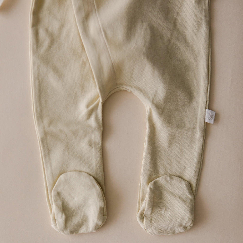 Cotton Footed Kimono | Buttercream