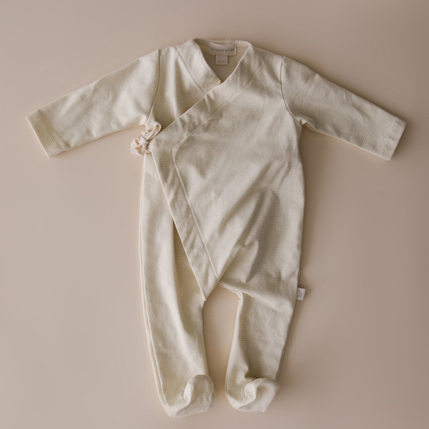 Cotton Footed Kimono | Stripe