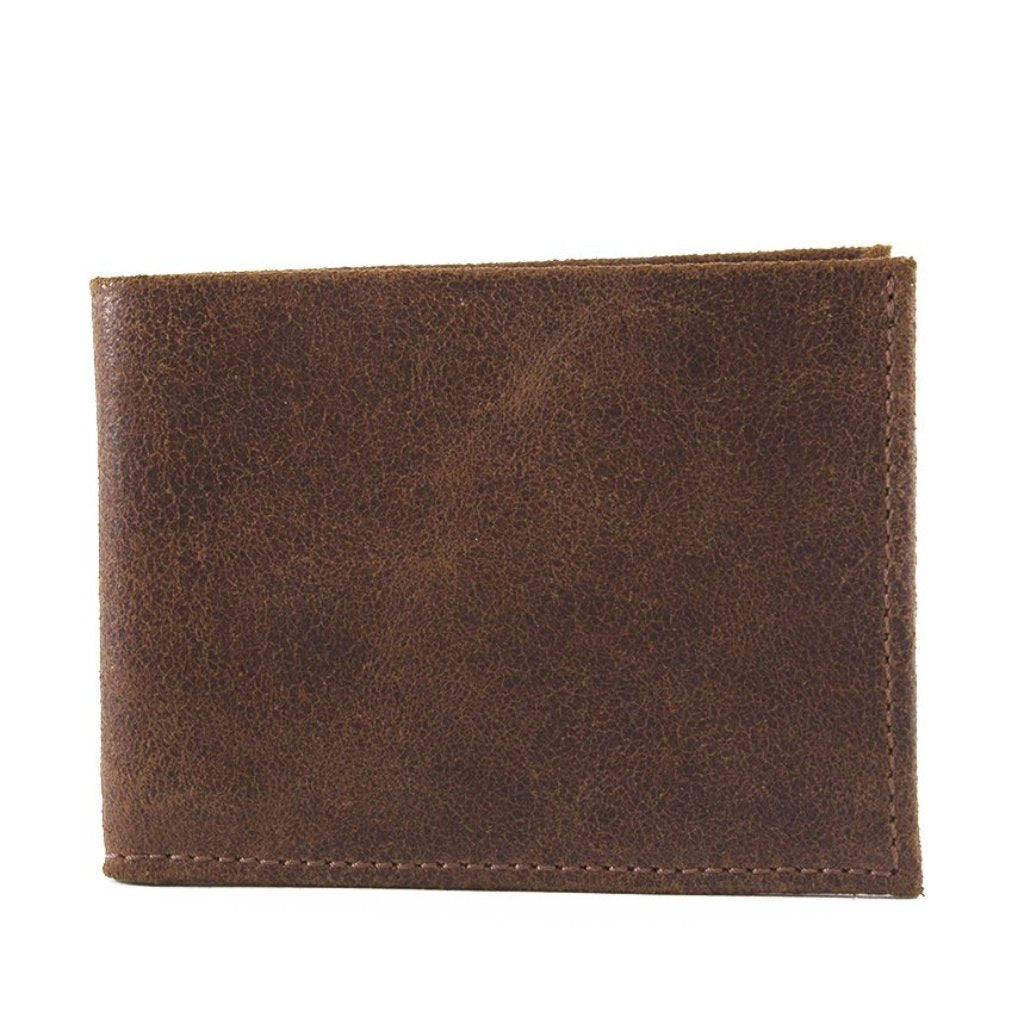 Black Distressed Leather Wallet | BPW100A