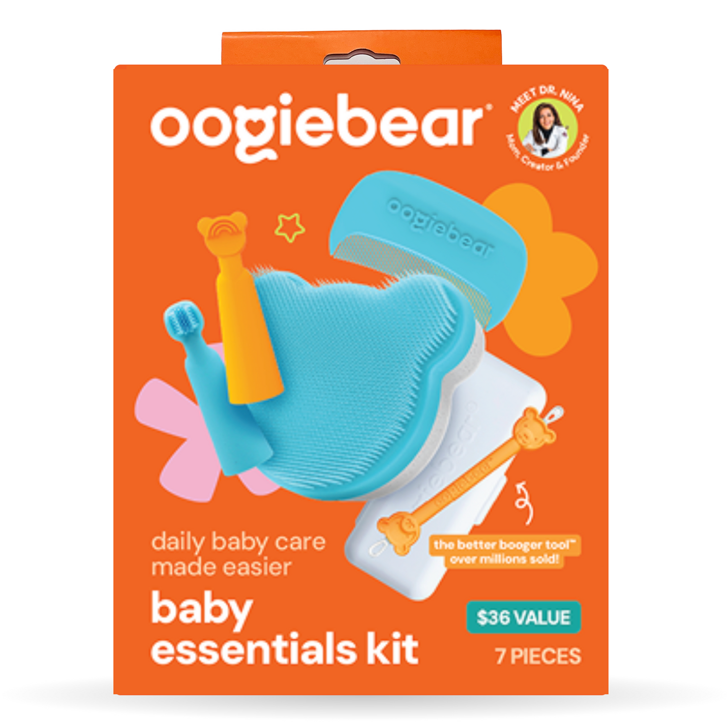 oogiebear baby essentials kit (7-piece)