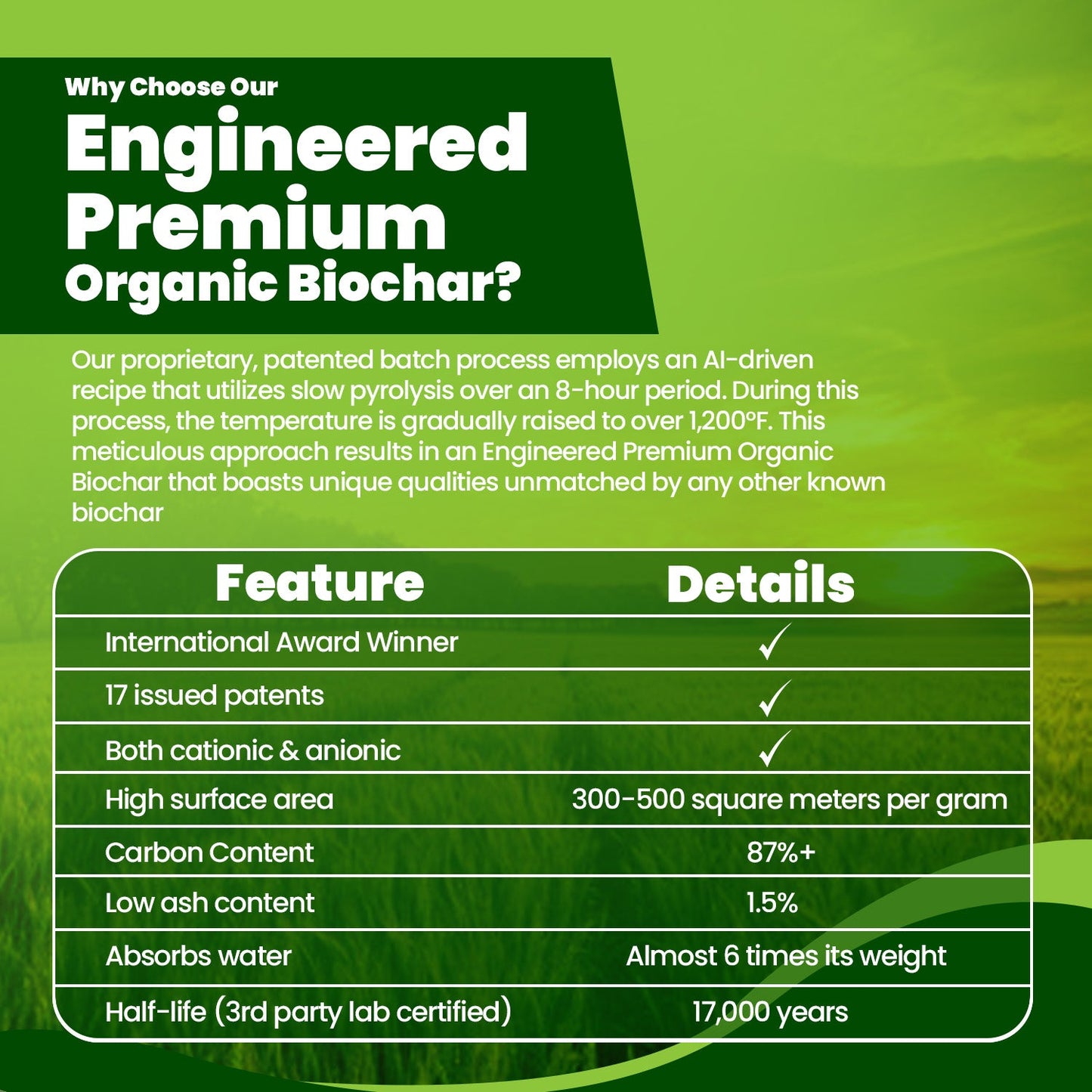 Premium Engineered Biochar (Small)