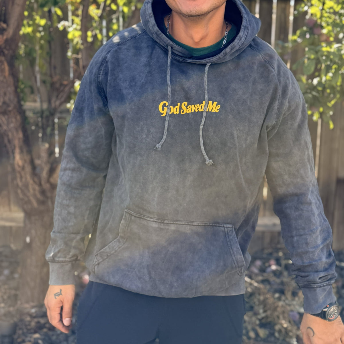 Olive Tree Hoodie: 100% ring-spun cotton