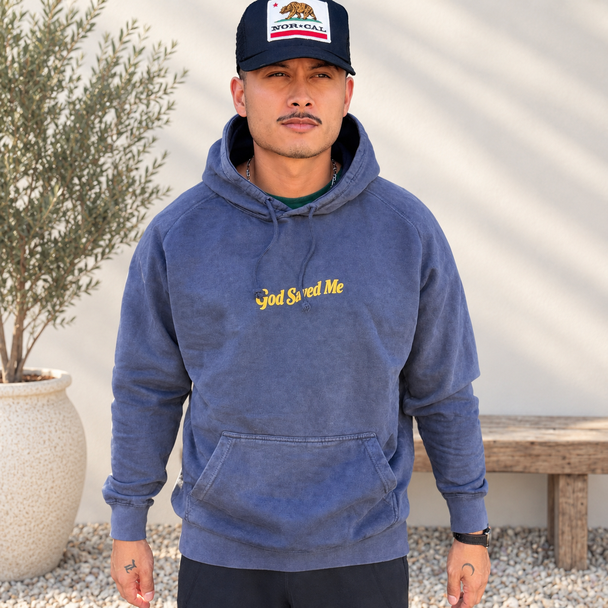 Olive Tree Hoodie: 100% ring-spun cotton