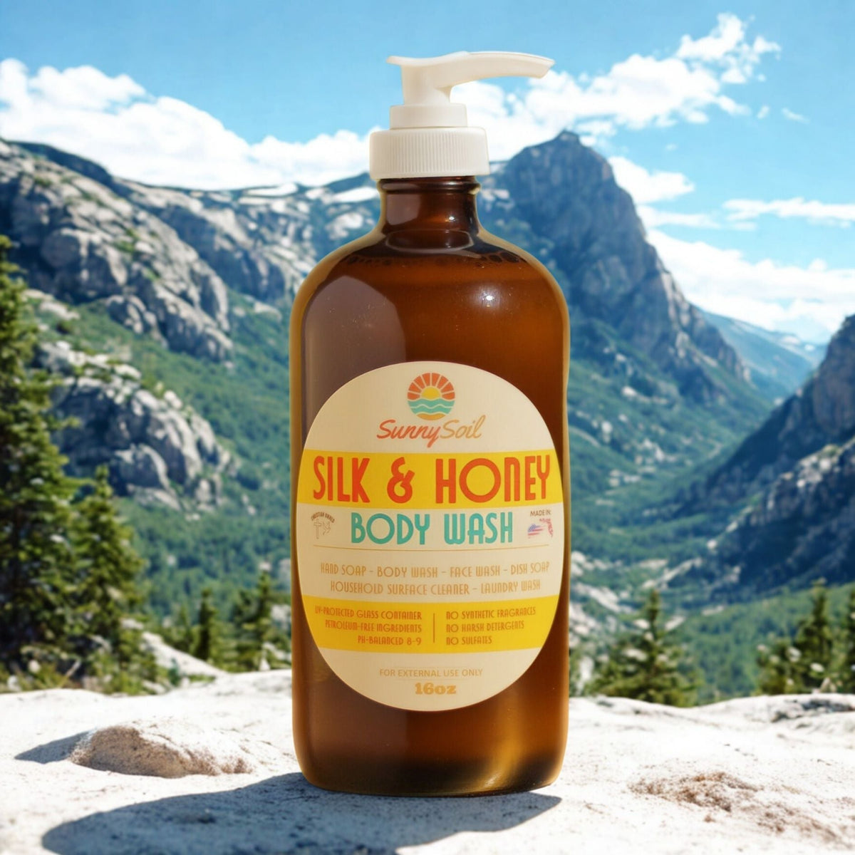Silk & Honey Body Wash (16oz)