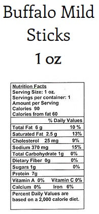 Buffalo and Beef Jerky Stick — Mild