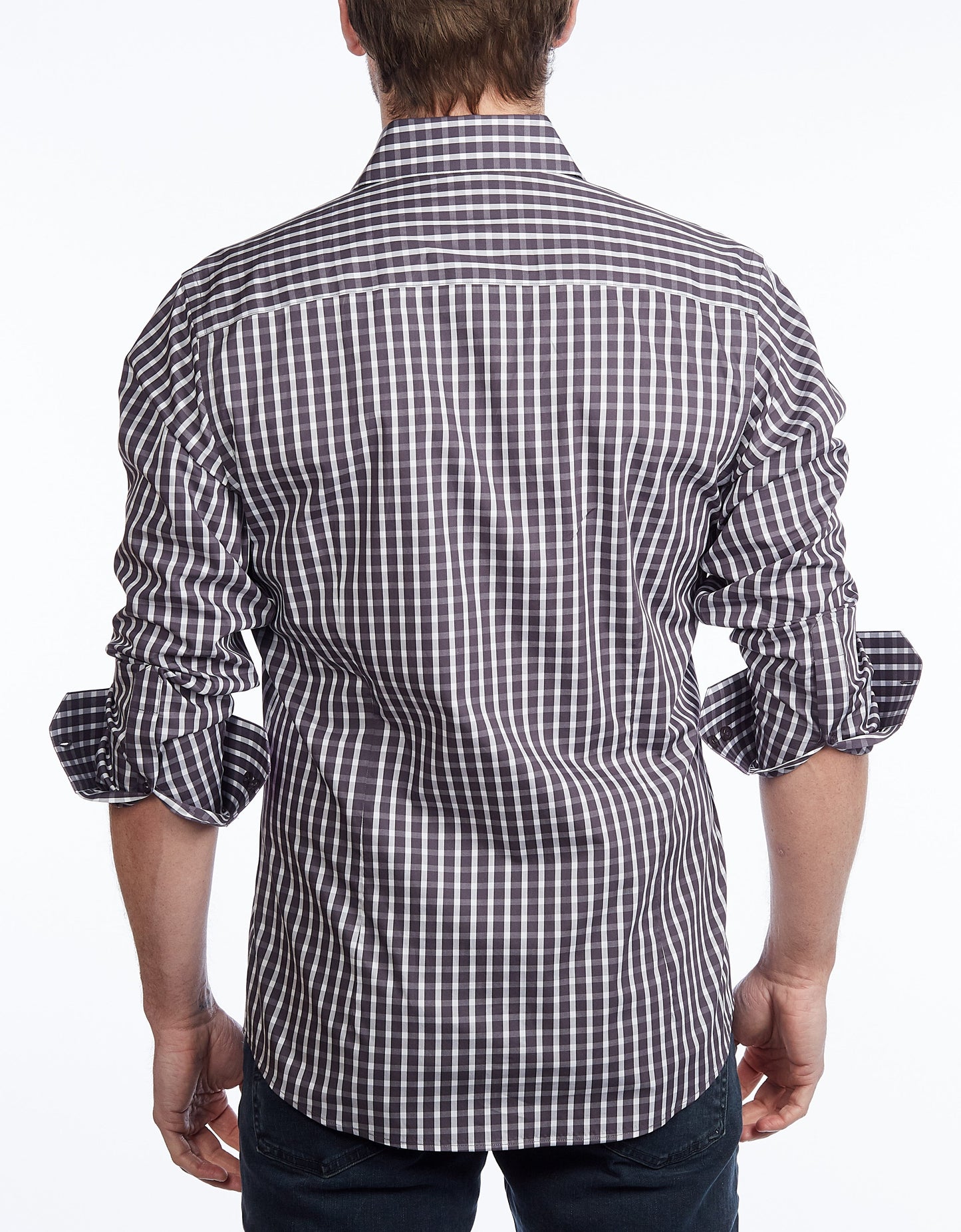 Button-Up Shirt // - Contemporary Fit - Contrast trimming - final sale - Size Small