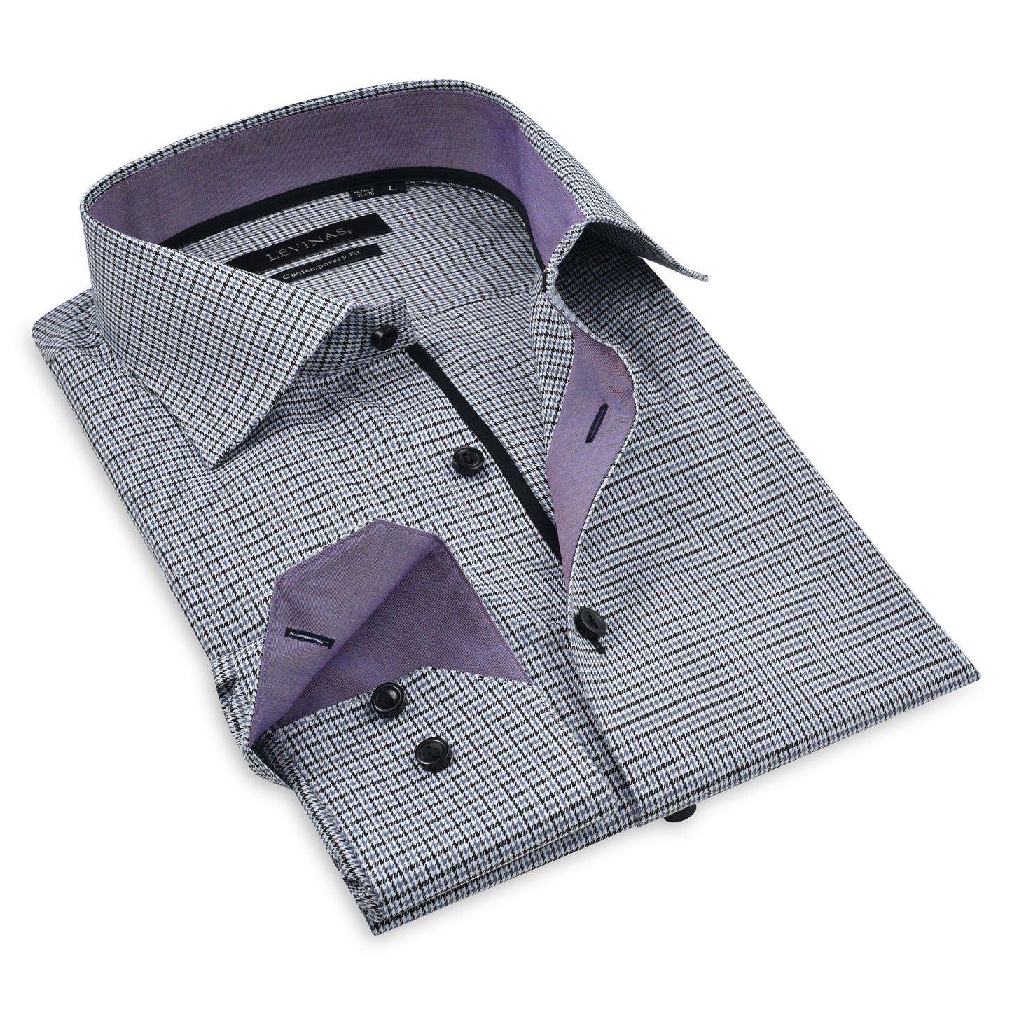 Button-Up Shirt // - Contemporary Fit - contrast trimming - final sale - Size Small