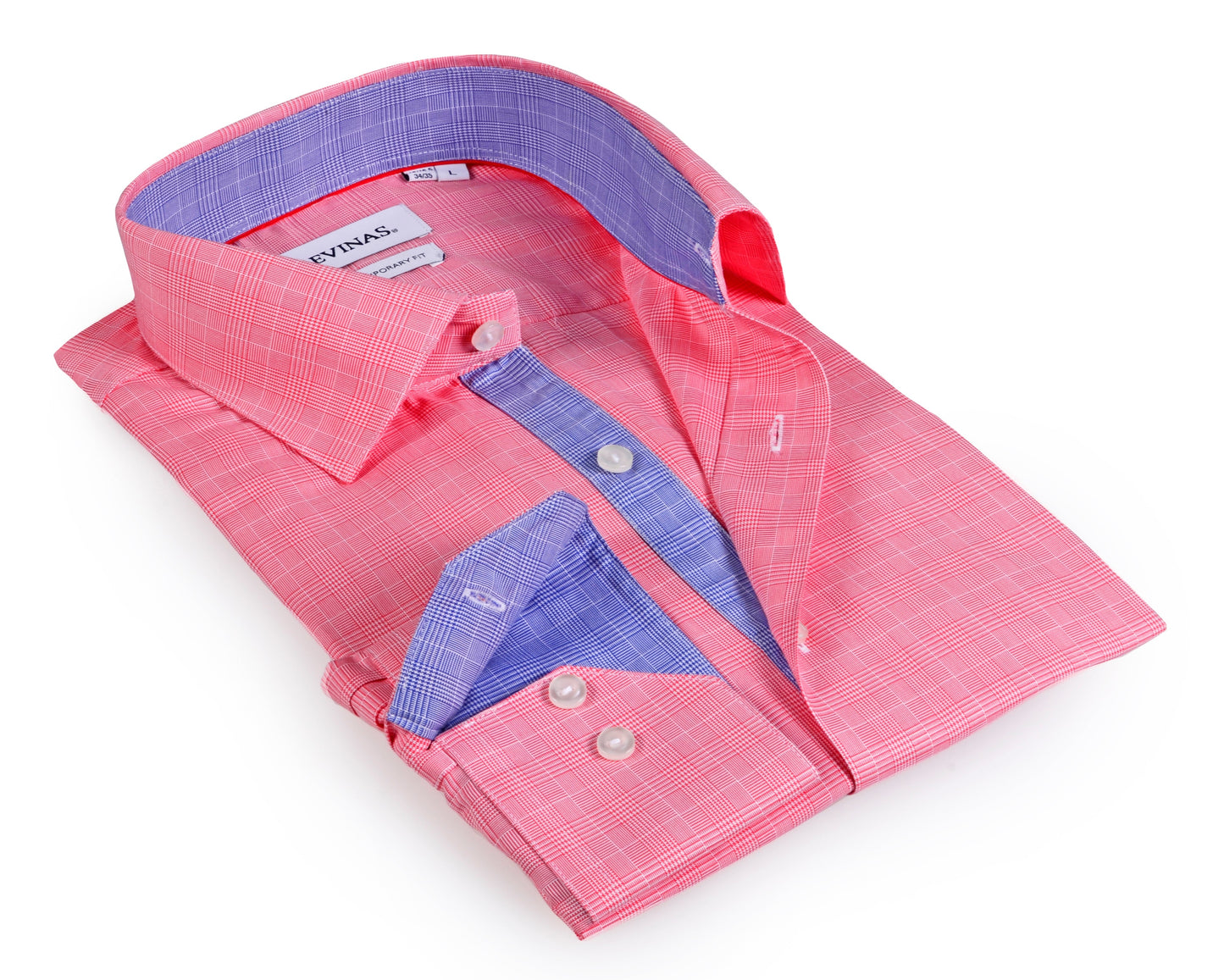Button-Up Shirt // - Contemporary Fit - contrast trimming - final sale - Size Small