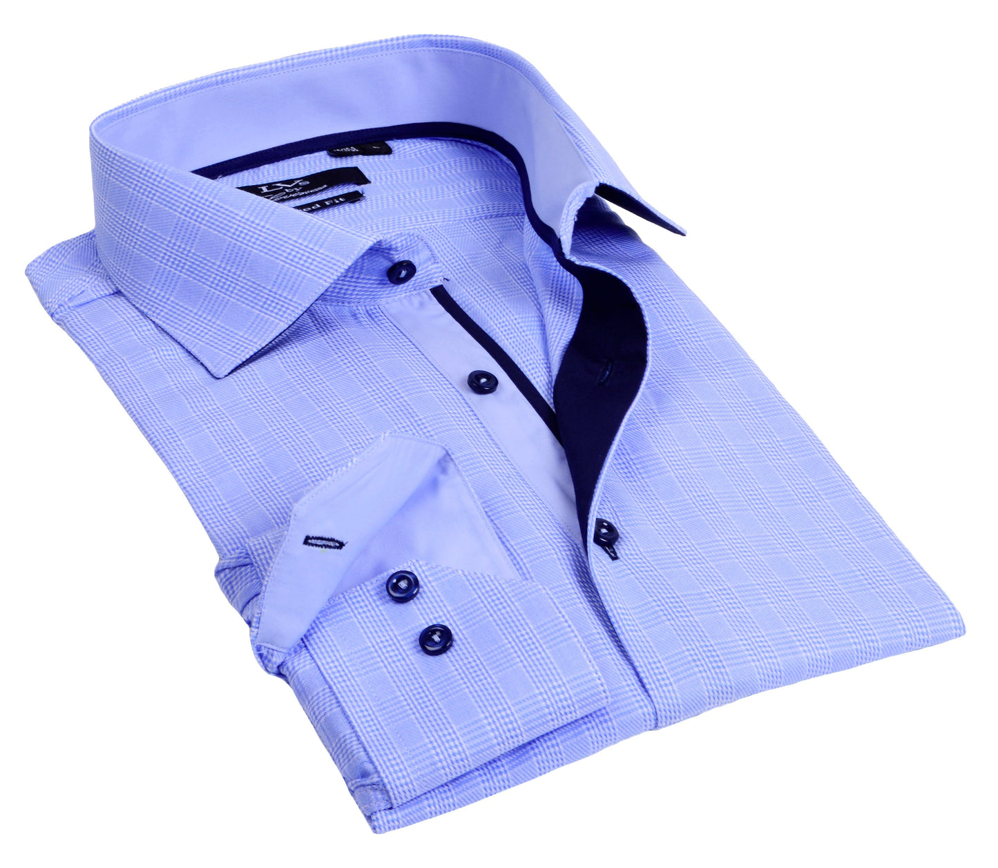 Button-Up Shirt // - Tailored Fit - contrast trimming - final sale - Size Small