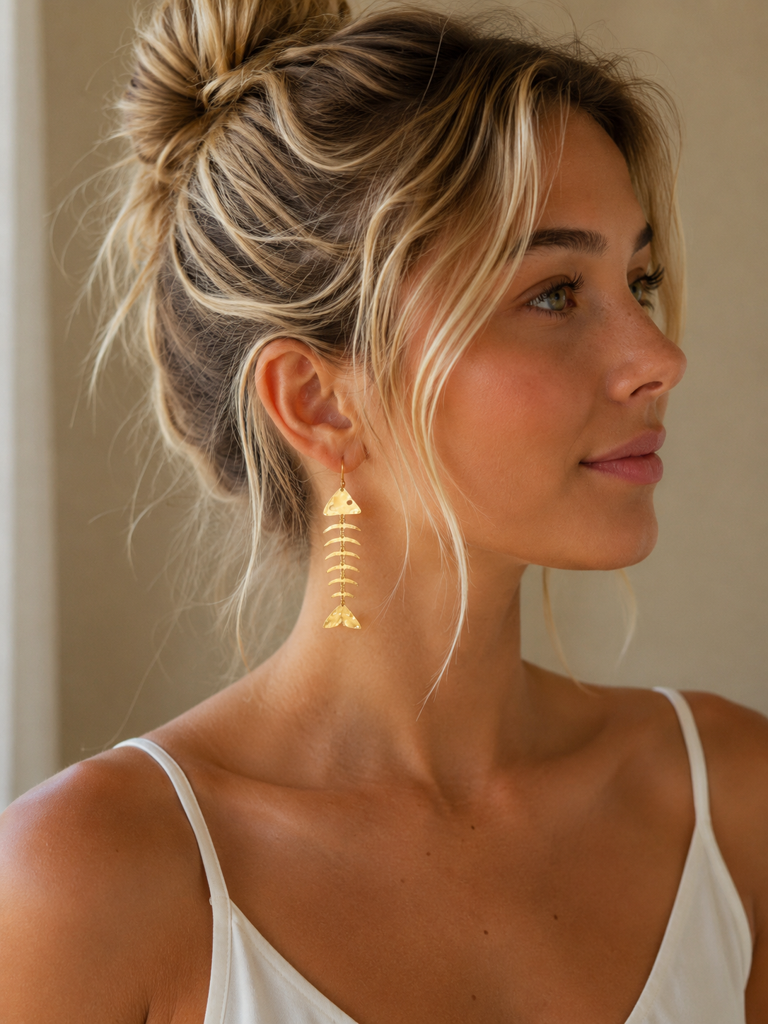 fish dangle earrings