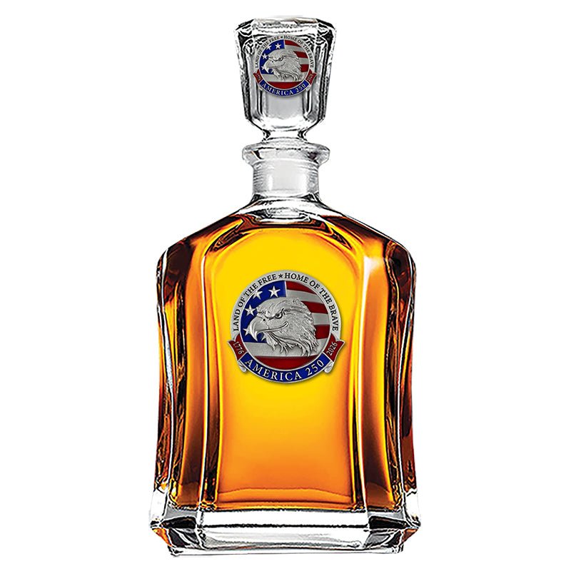 America's 250th Anniversary Eagle Head with Flag Capitol Decanter