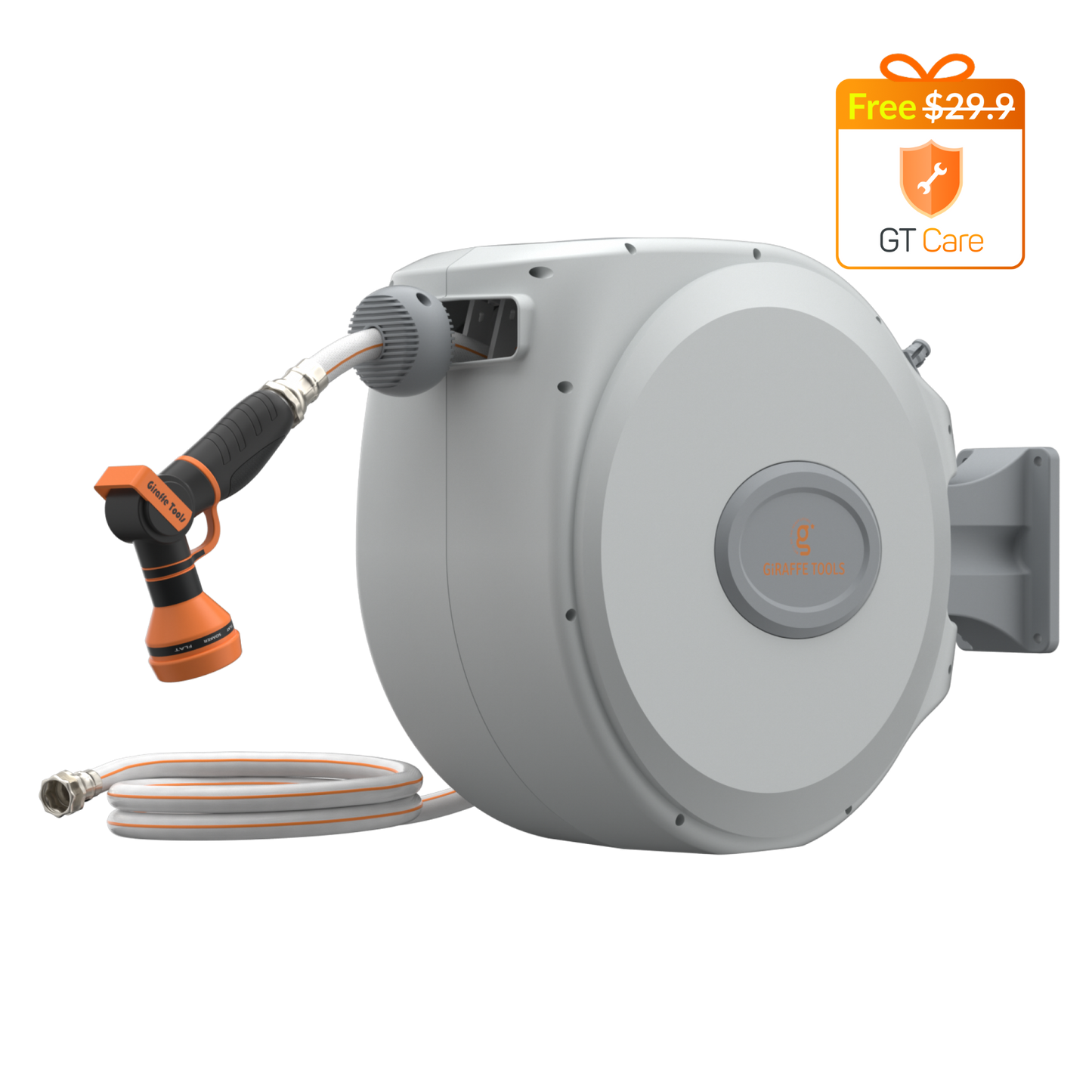 Retractable Garden Hose Reel-5/8 in-65ft