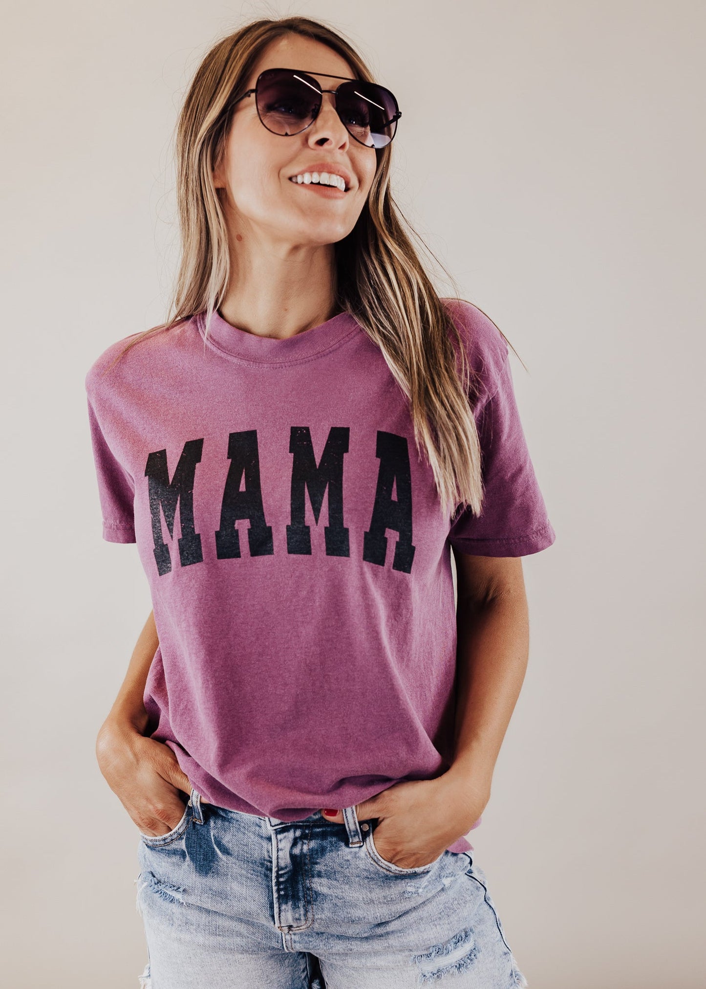 MAMA Tee *Berry (S-3X)