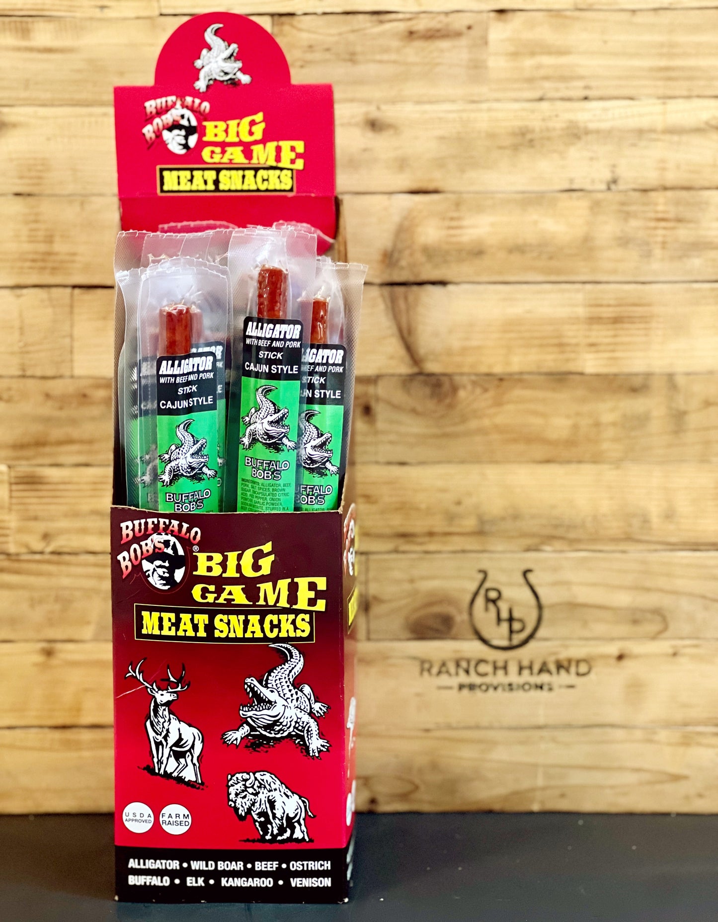 Alligator Beef Jerky Stick — Cajun Style