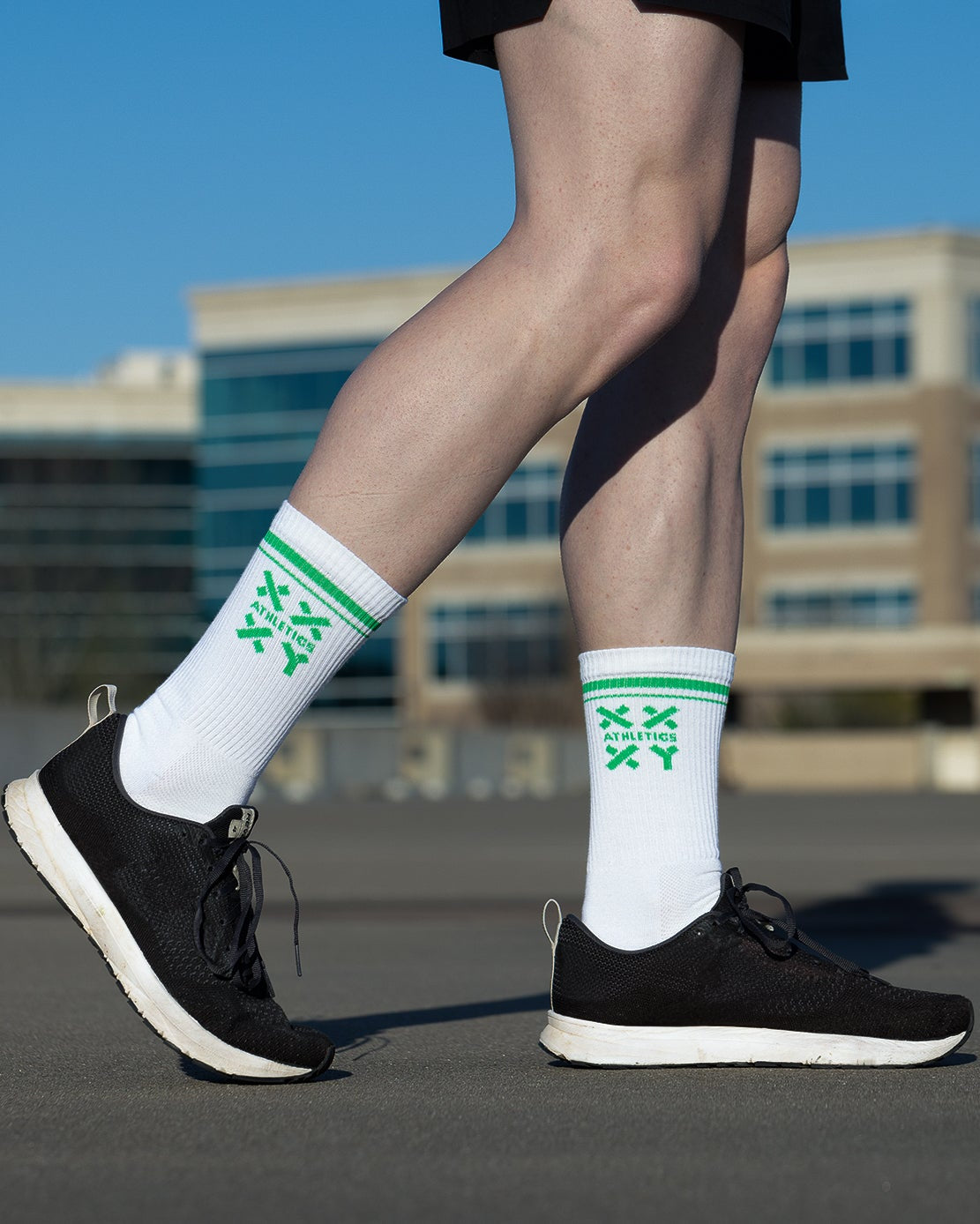 Candid Crew Half Calf Socks (XY)