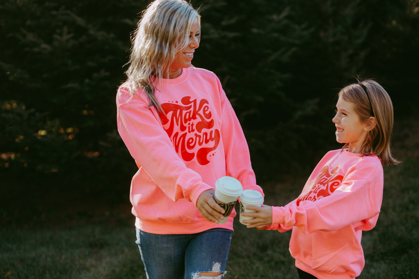 Make It Merry Youth Crewneck Sweatshirt