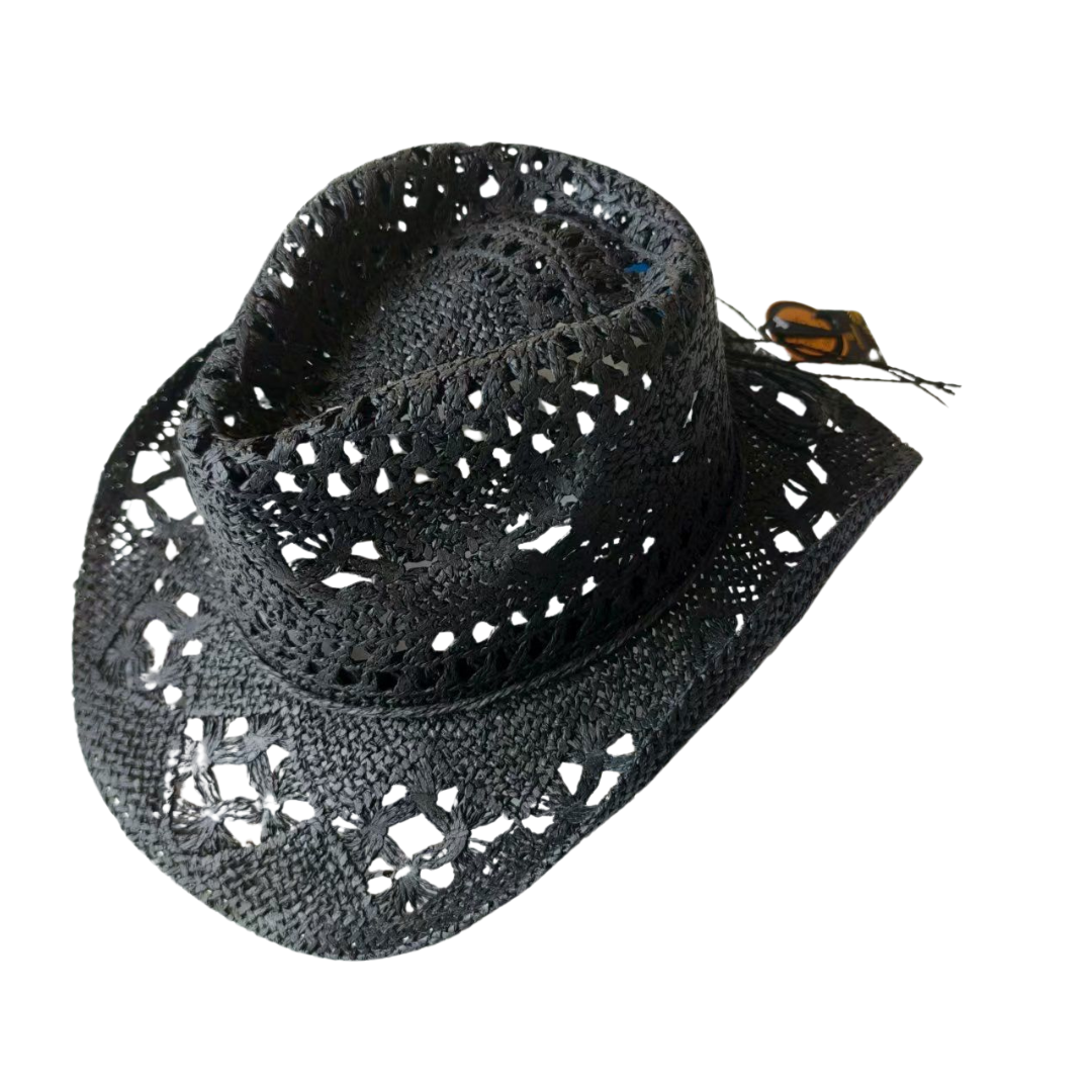 Cowgirl Straw Hat – Lightweight Western Style in 6 Colors