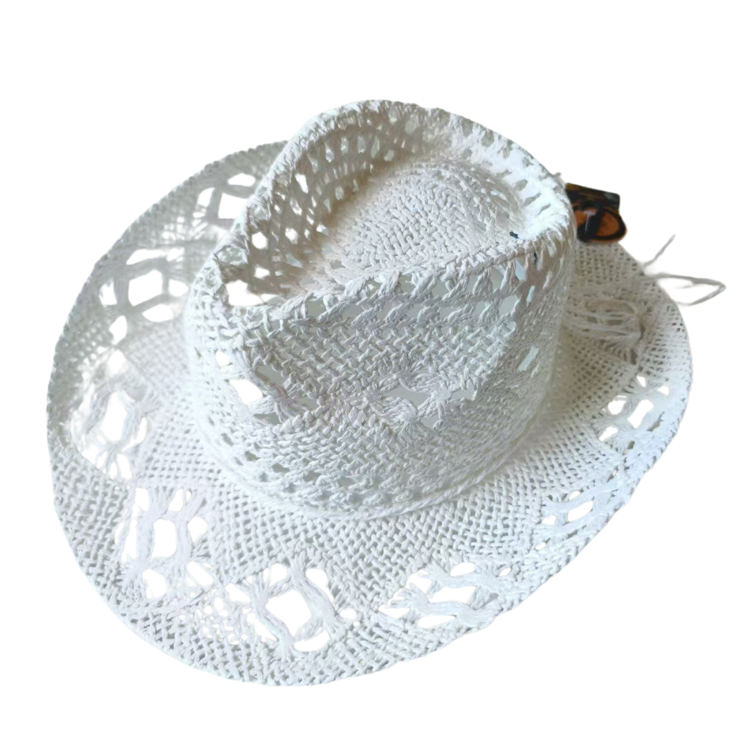 Cowgirl Straw Hat – Lightweight Western Style in 6 Colors