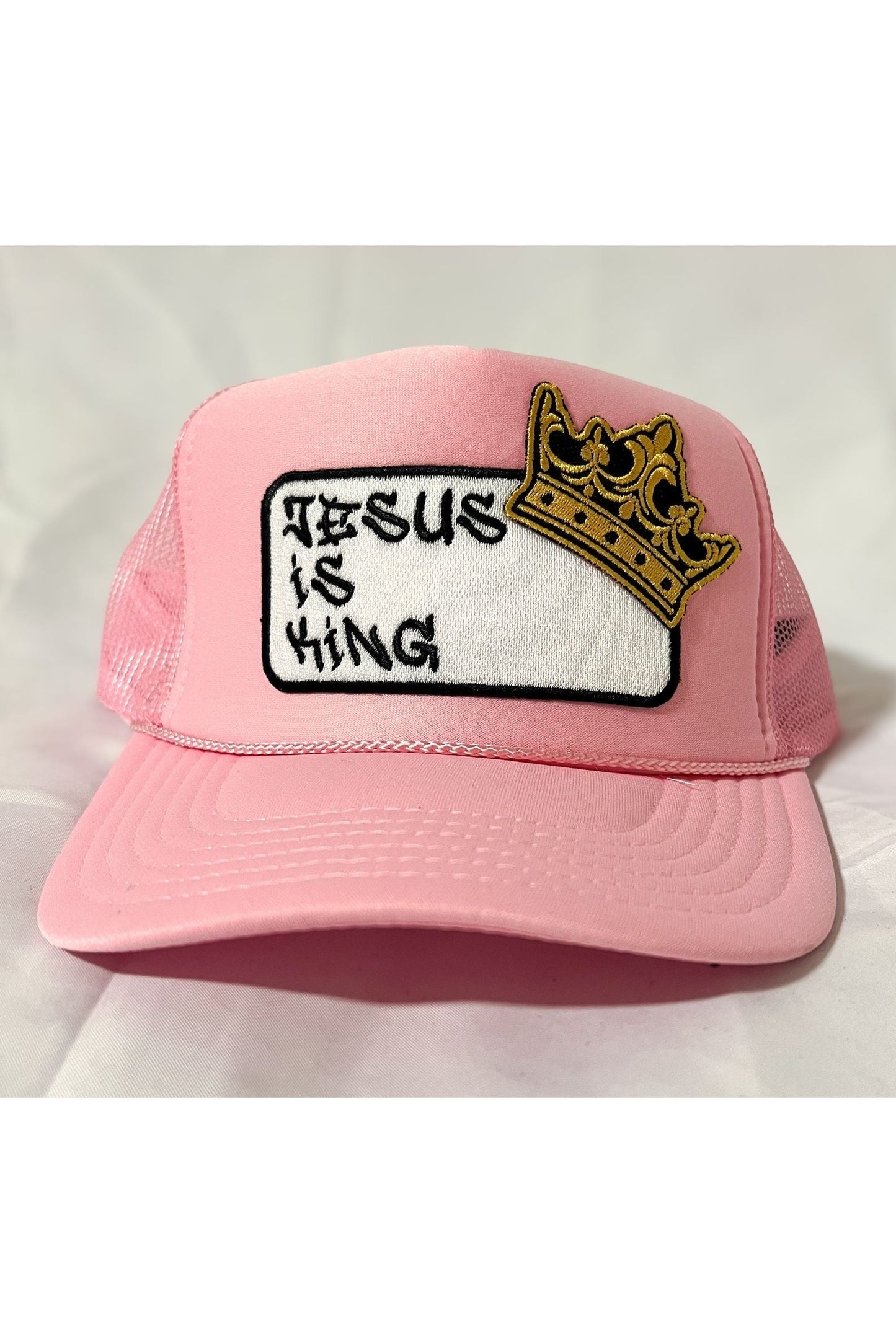 Jesus is King patch trucker hat -clearance