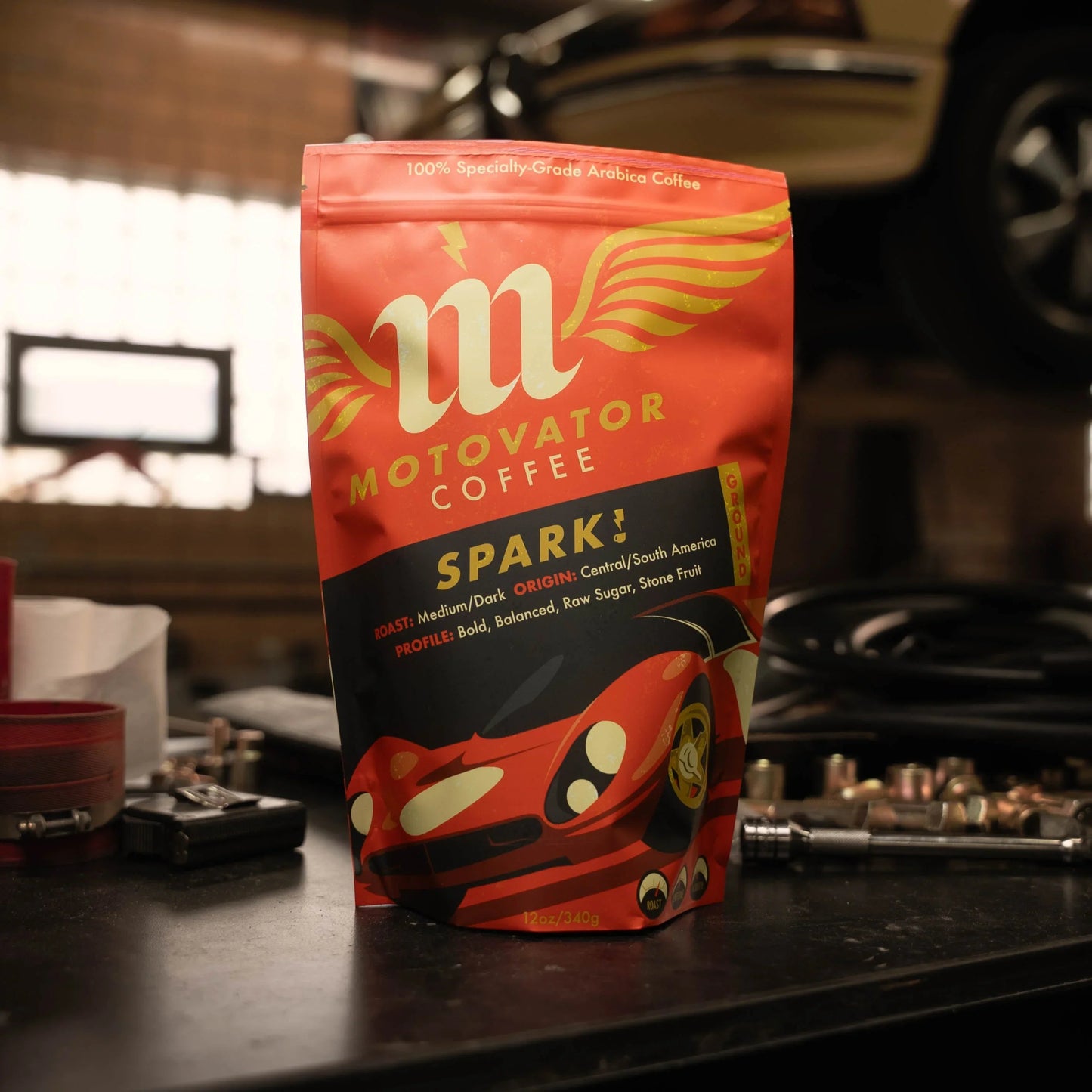 Motovator Spark! Premium Ground Coffee