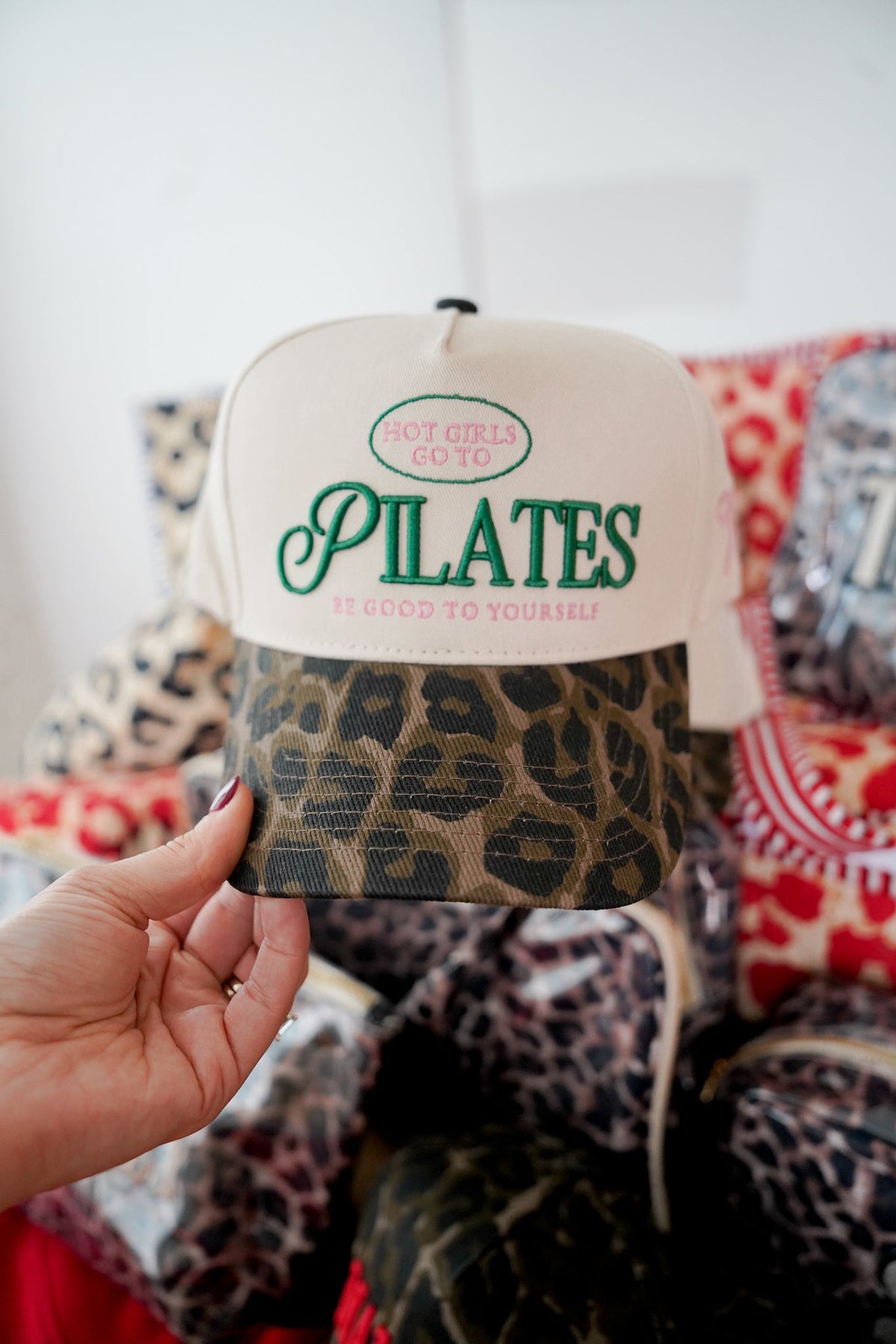Hot Girls go to Pilates - Leopard Vintage Hat