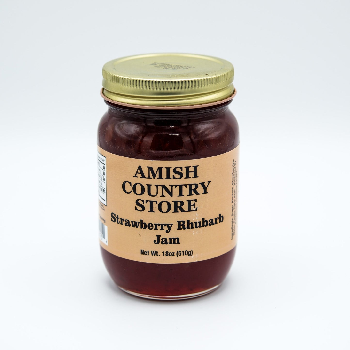Old-Fashioned Strawberry Rhubarb Jam (18 oz) | Amish Country Store