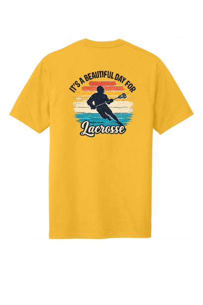 Lacrosse "It's A Beautiful Day" Adult T-Shirt - SUDT8000BEAUT
