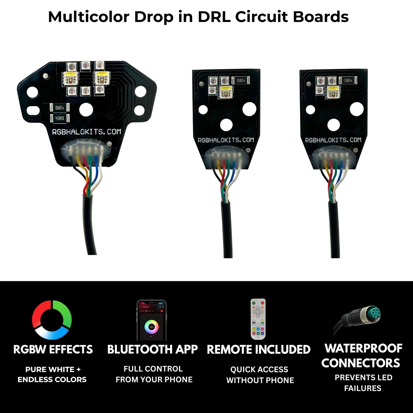 Dodge Charger RGBWA DRL Boards (2015-2023)