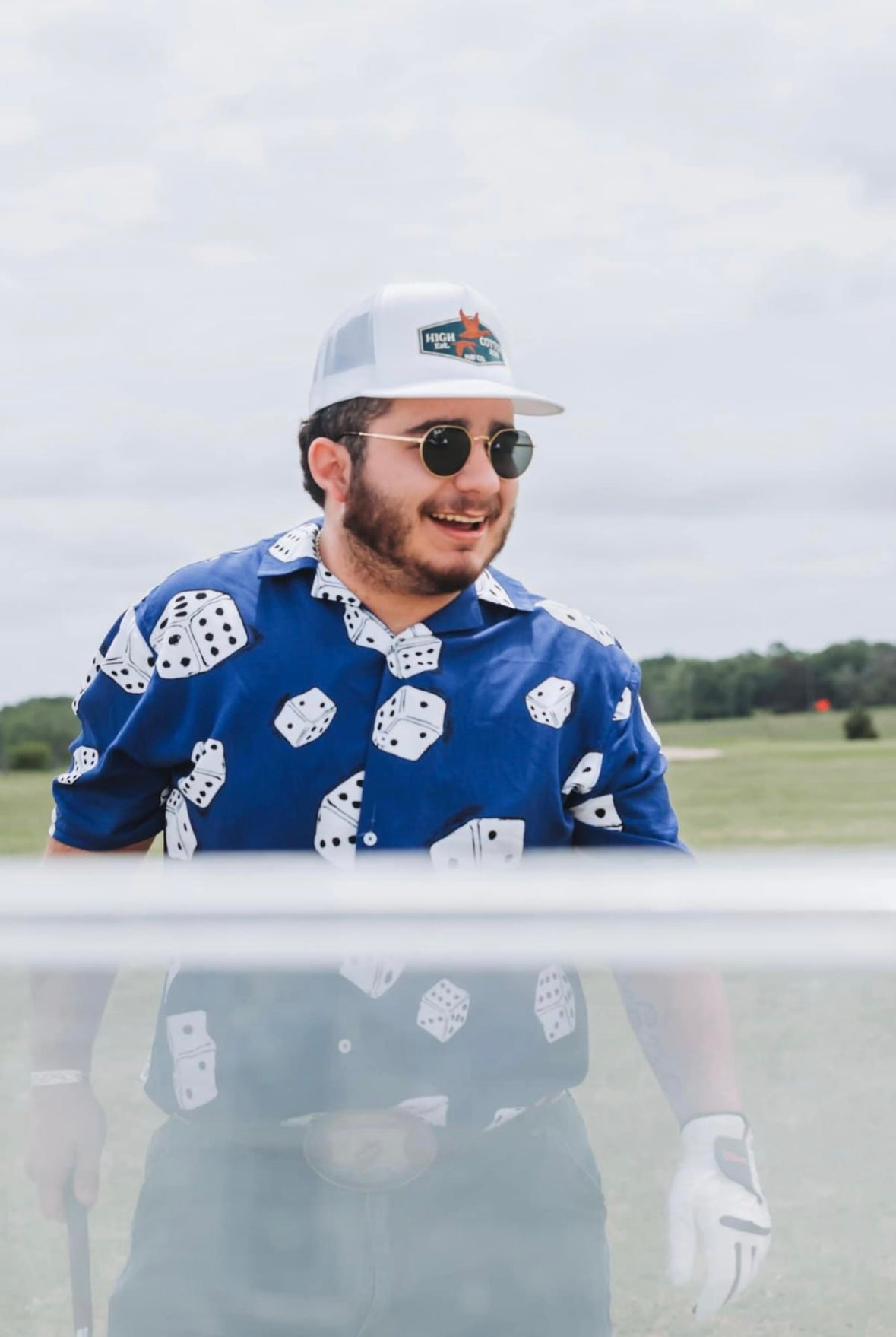 Duck Patch White Flat Bill