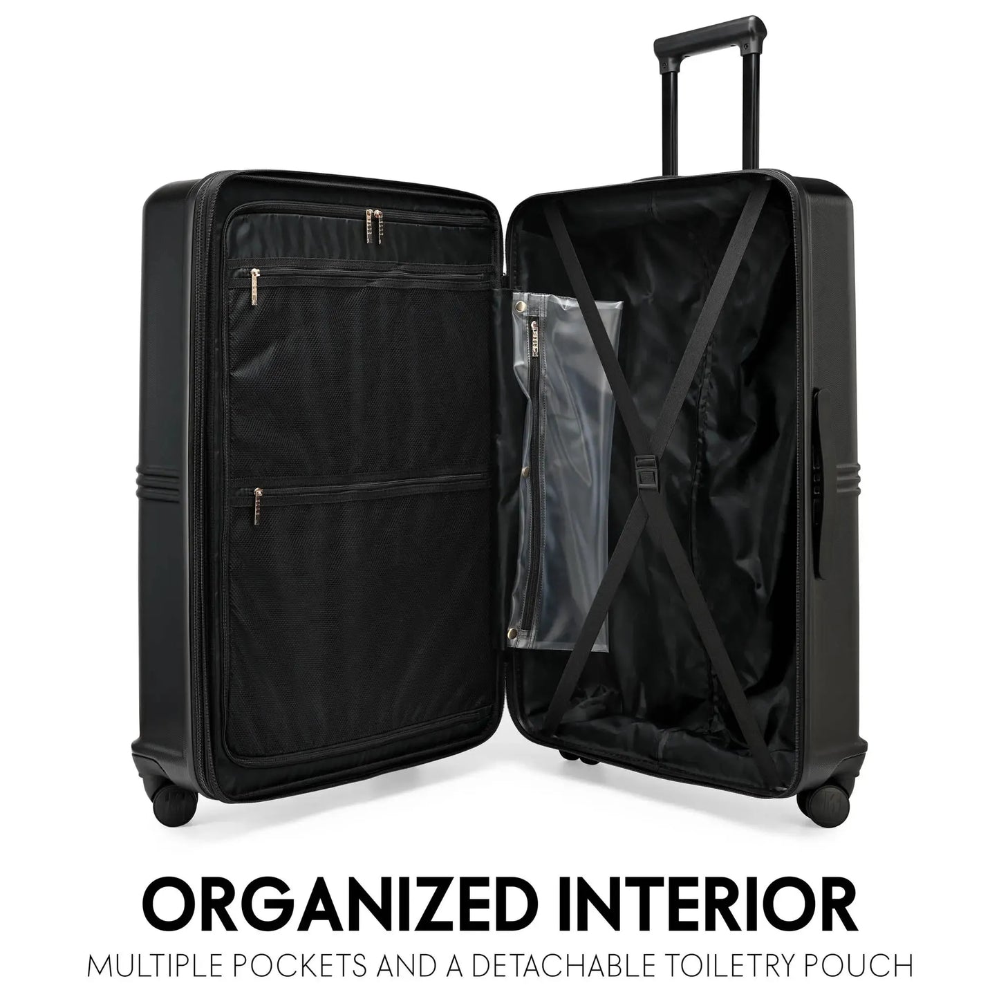 Expedition 3 Piece Expandable Polycarbonate Luggage Set