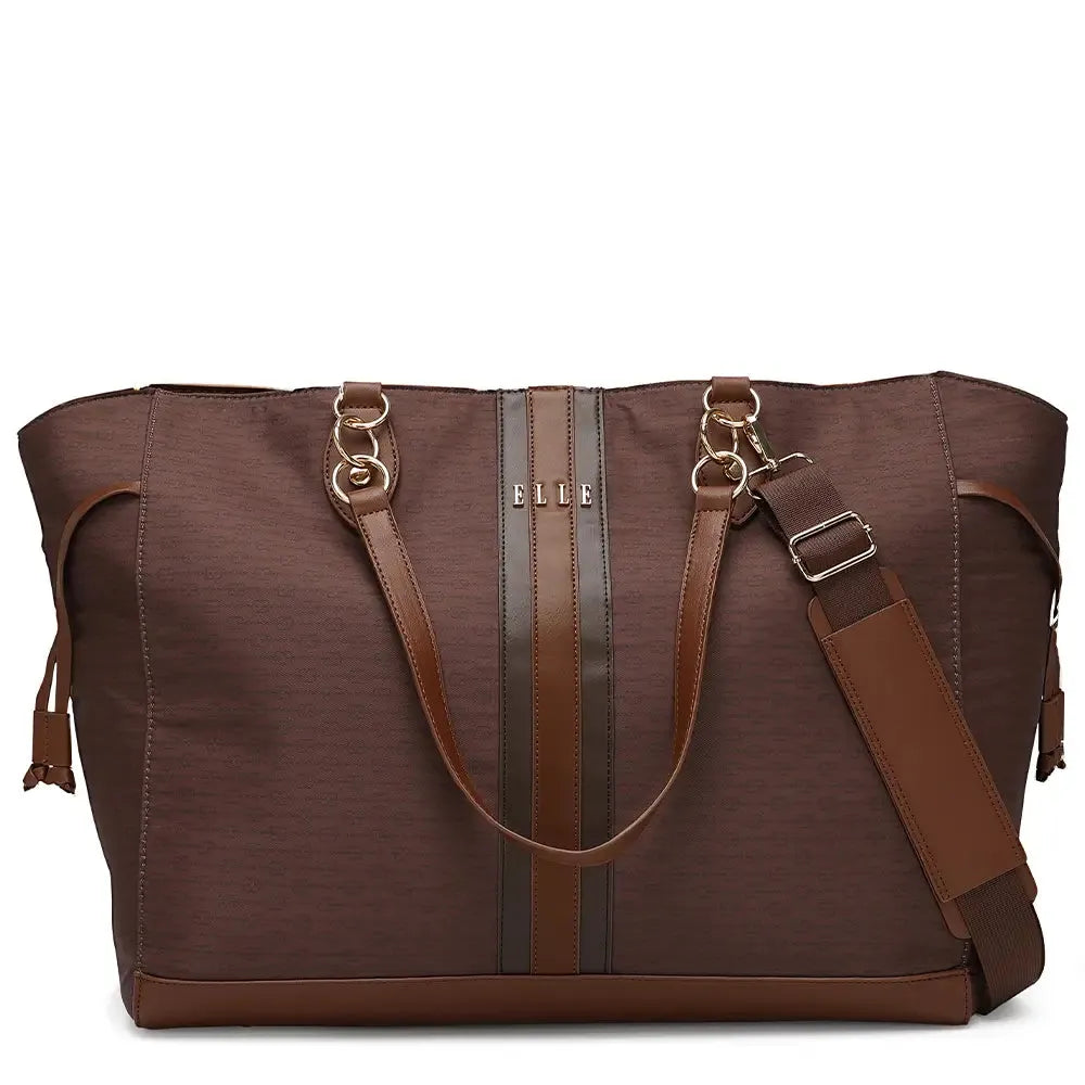 Eleganza 32L Monogram Weekender Tote Bag