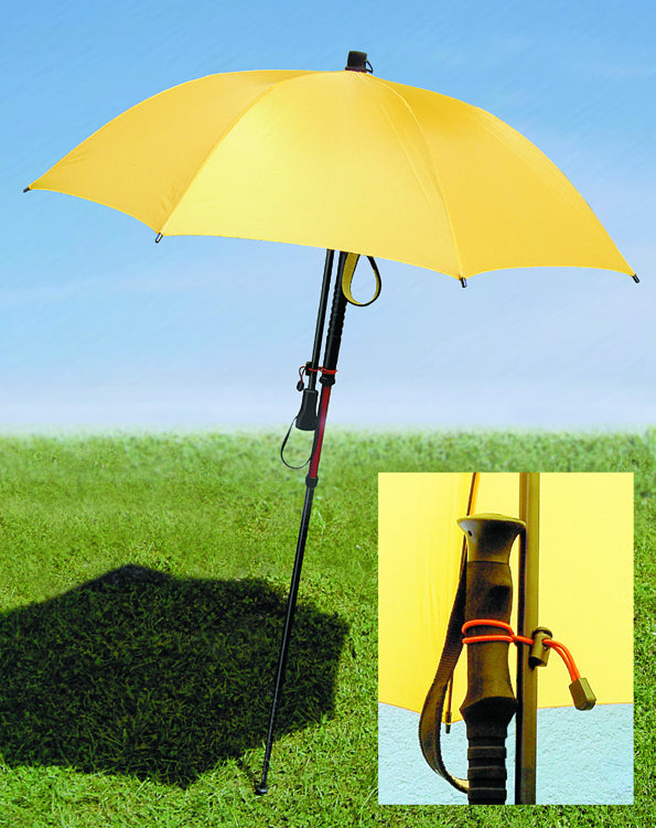 Umbrella Holder-Set – Universal, Weatherproof Mount for Trekking Umbrellas or Poles | Easily Attaches to Backpack Straps for Hands-Free Hiking and Outdoor Adventures