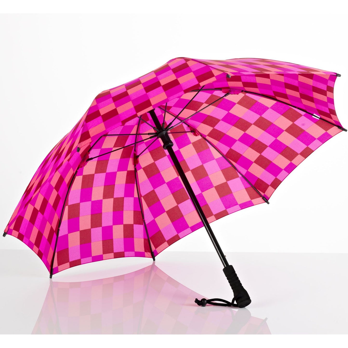 Swing Trekking Umbrella – Lightweight, Nearly Unbreakable Fiberglass Frame with Water-Repellent Canopy, UPF 50+ Sun Protection, and Comfortable EVA Handle