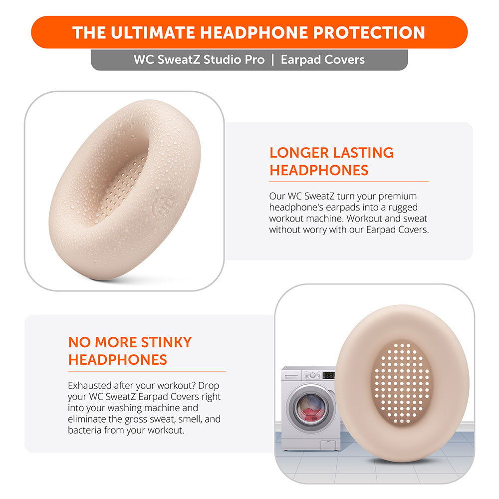 Beats Studio Pro Earpad Sweat Covers - WC SweatZ Studio Pro