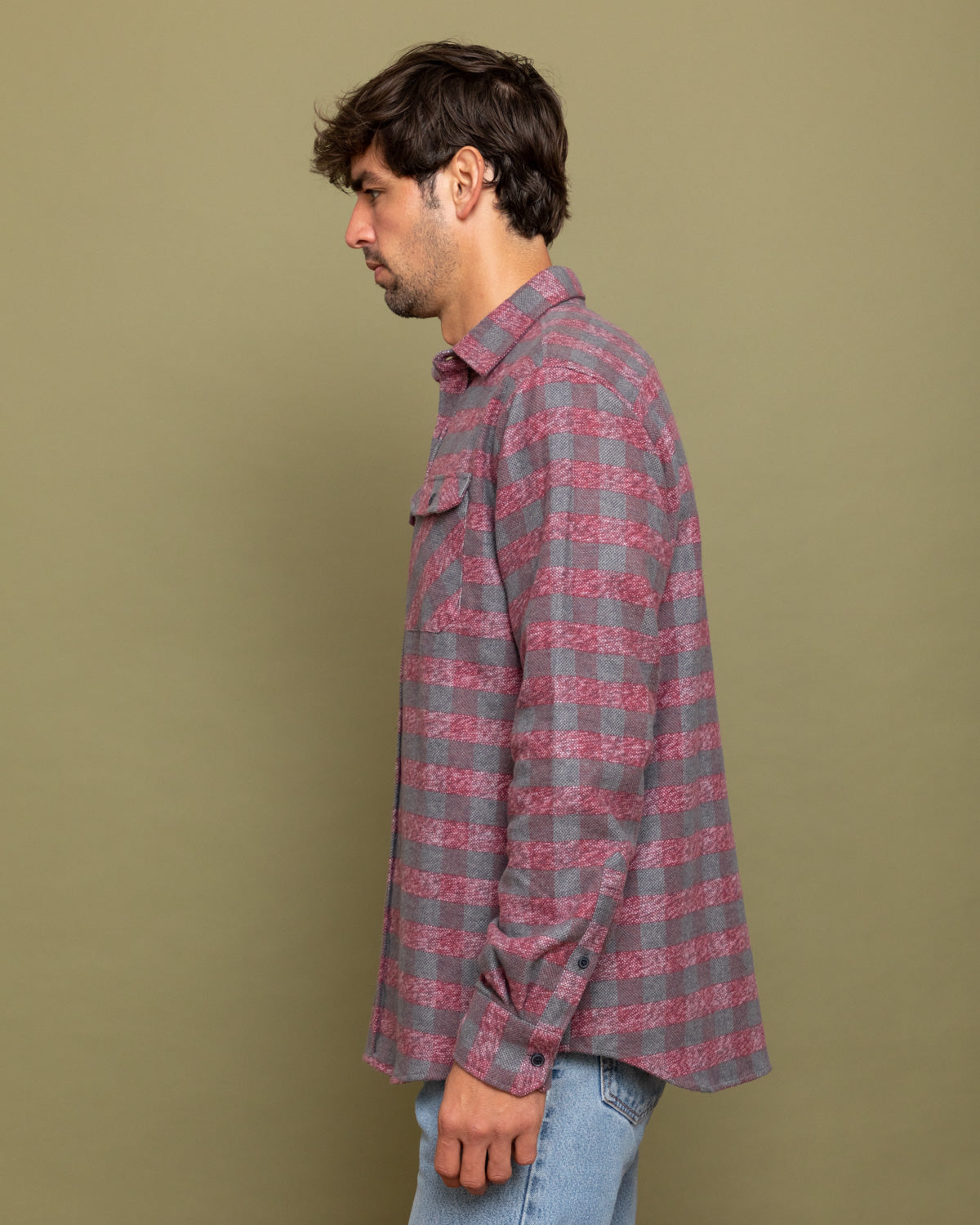 Grand Flannel, Burgundy