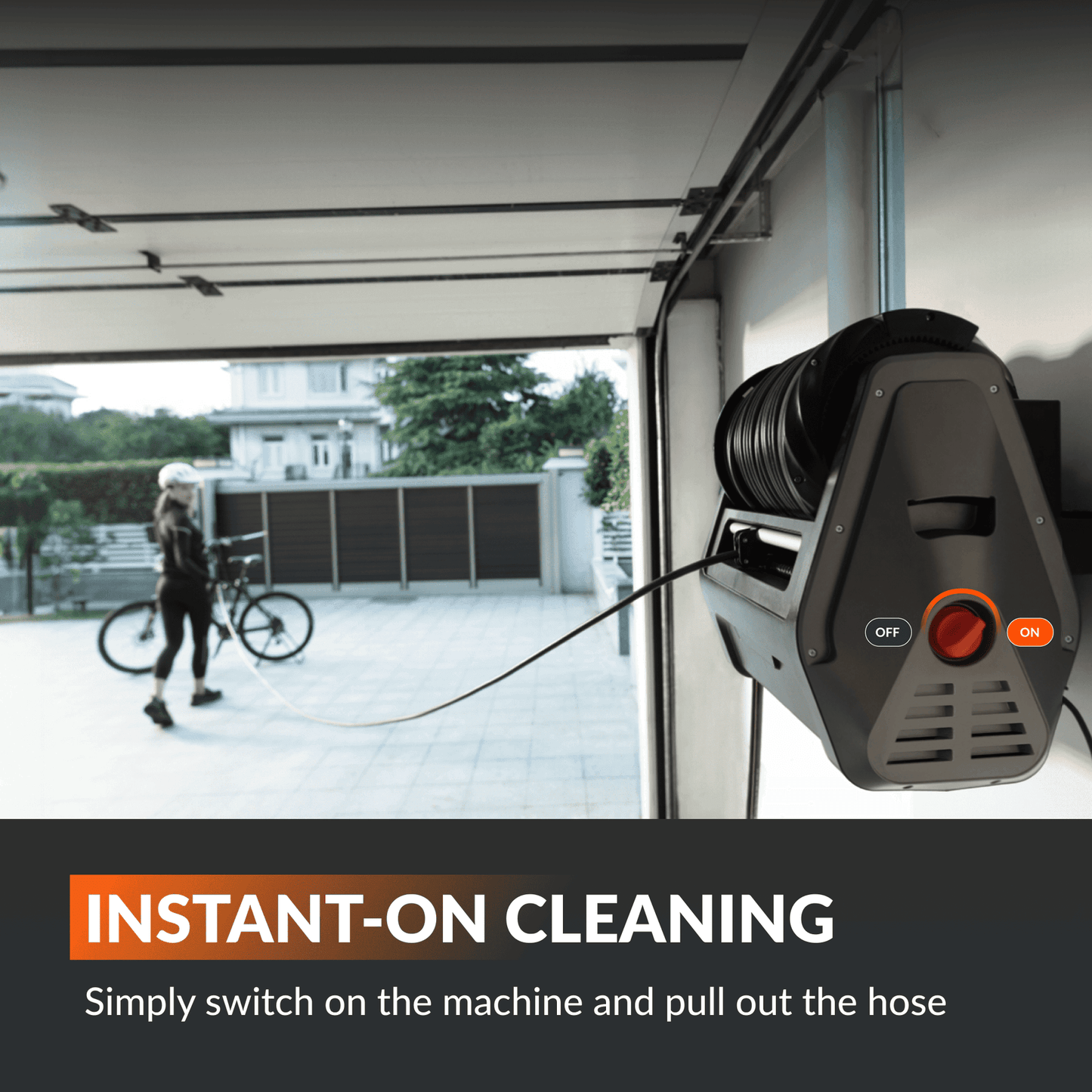 Grandfalls Retractable Pressure Washer Essential