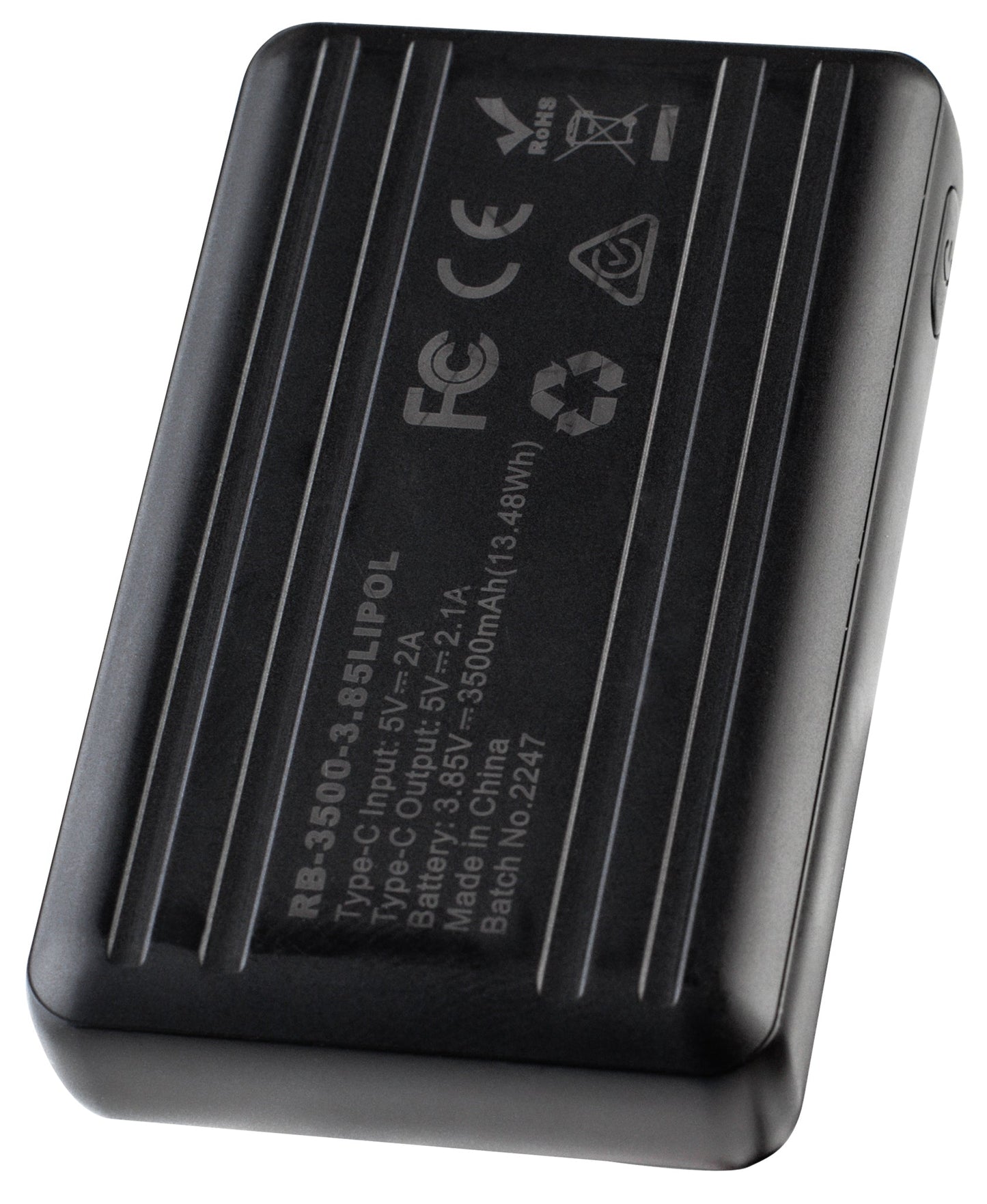 Additional/Replacement 3500mAh Hardshell 2PK Batteries w/ USB-C charging