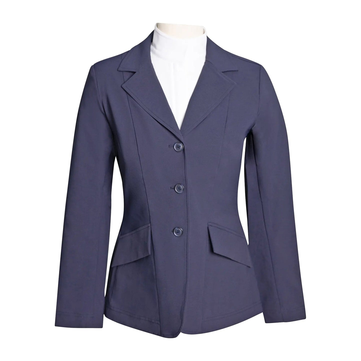 Grand Prix Girls EQJ 3 Button Show Jacket, Navy