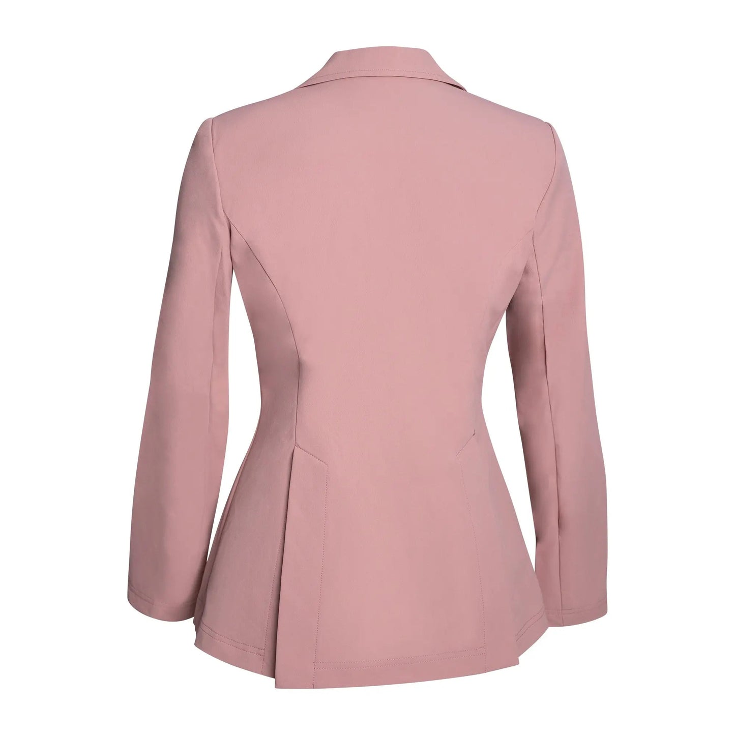 Grand Prix Quinn Show Jacket, 4 Button Front with Hidden Zipper Closure, Rose