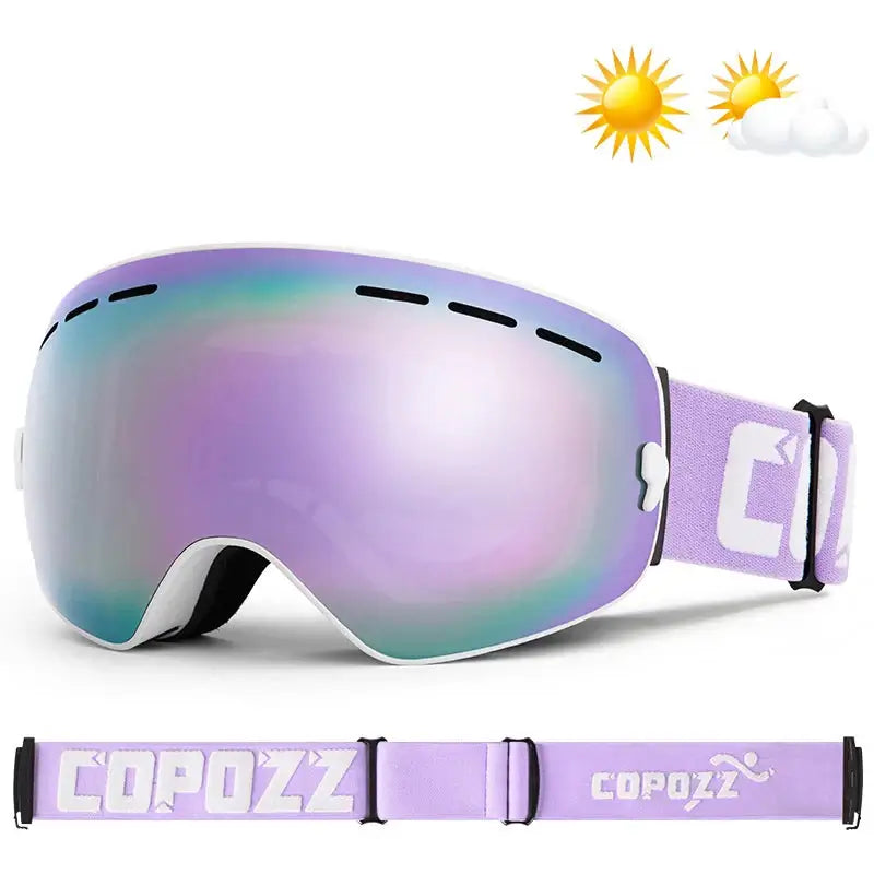Unmatched Clarity Double Lens Ski Goggles