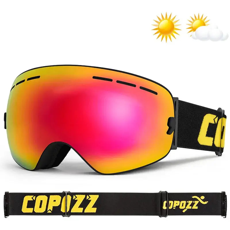 Unmatched Clarity Double Lens Ski Goggles