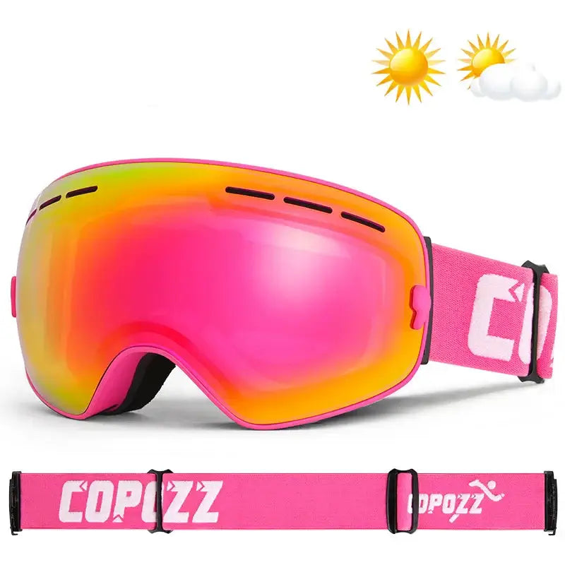 Unmatched Clarity Double Lens Ski Goggles