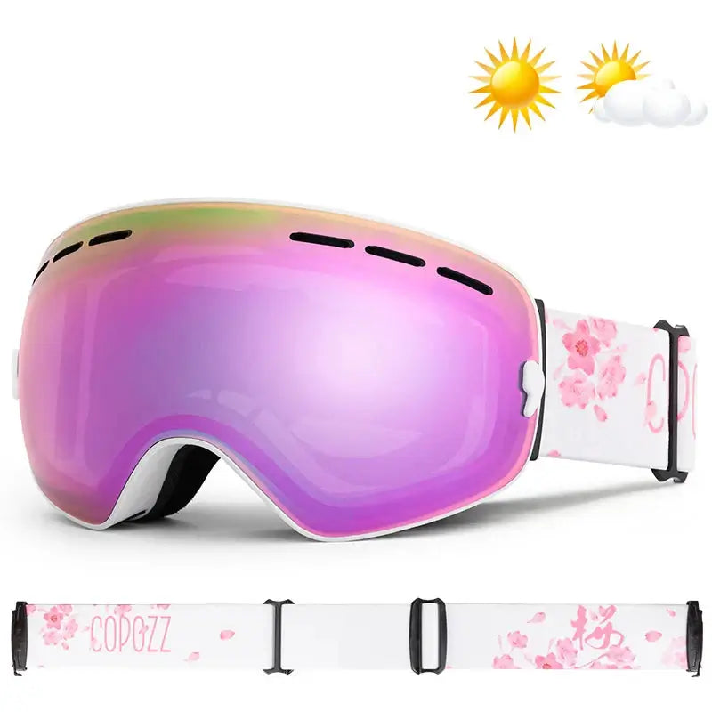 Unmatched Clarity Double Lens Ski Goggles