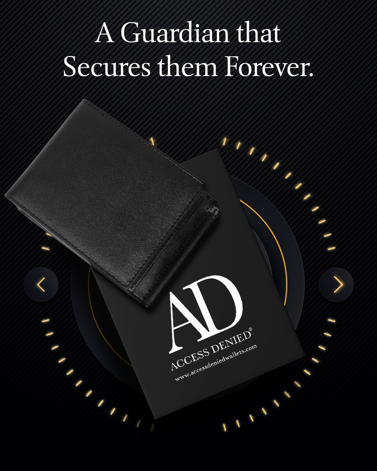Leather Trifold Wallet – Removable Money Clip