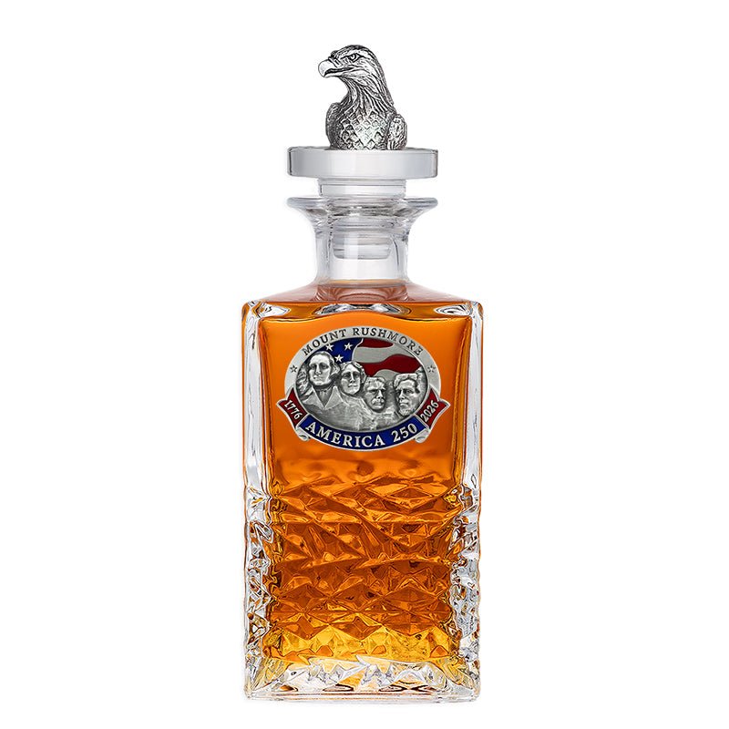America's 250th Anniversary Mount Rushmore Heritage Decanter with 3D Top